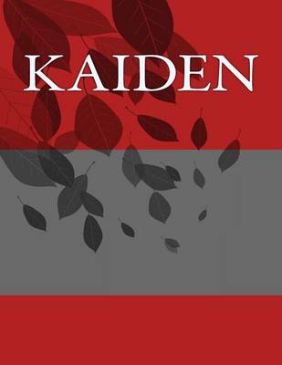 Book cover for Kaiden