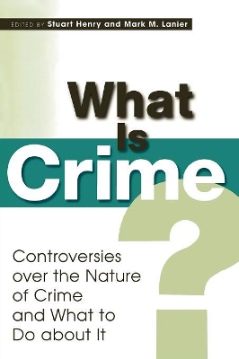 Book cover for What Is Crime?