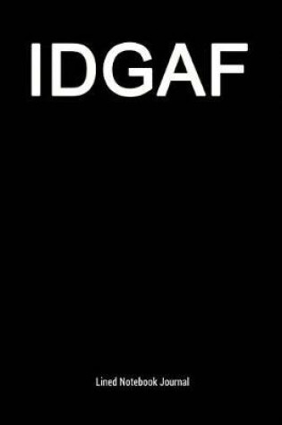 Cover of Idgaf