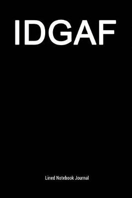 Book cover for Idgaf