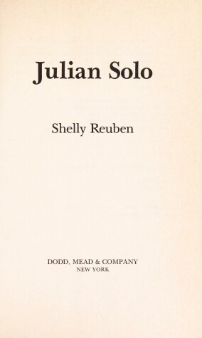 Book cover for Julian Solo