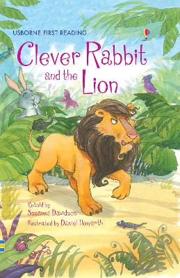 Book cover for Clever Rabbit and the Lion