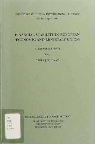 Cover of Financial Stability in European Economic and Monetary Union