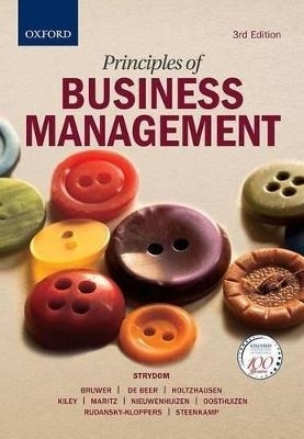 Book cover for Principles of Business Management