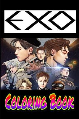 Book cover for EXO Coloring Book