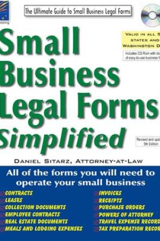 Cover of Small Business Legal Forms Simplified