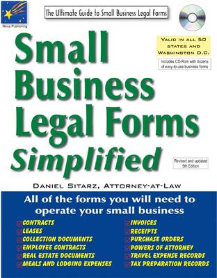 Book cover for Small Business Legal Forms Simplified