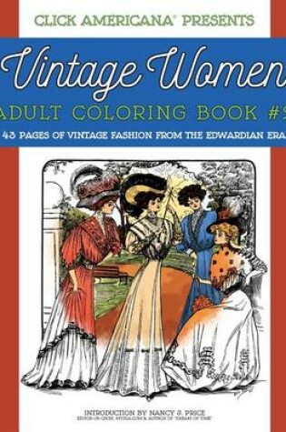 Cover of Vintage Women: Adult Coloring Book #2