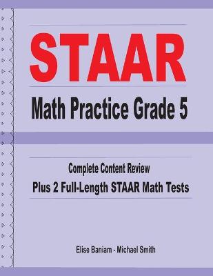 Book cover for STAAR Math Practice Grade 5