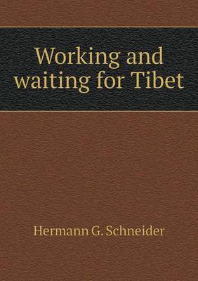 Book cover for Working and waiting for Tibet