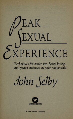 Book cover for Peak Sexual Experience