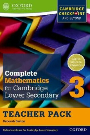 Cover of Complete Mathematics for Cambridge Lower Secondary Teacher Pack 3