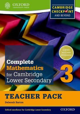 Book cover for Complete Mathematics for Cambridge Lower Secondary Teacher Pack 3