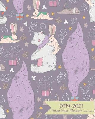Book cover for 2019-2021 Three Year Planner-Bears and Rabbits