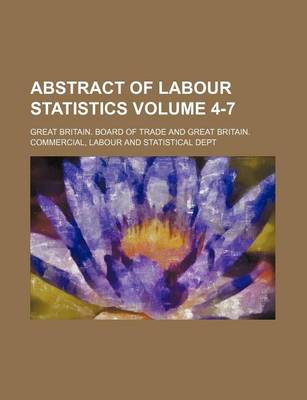 Book cover for Abstract of Labour Statistics Volume 4-7