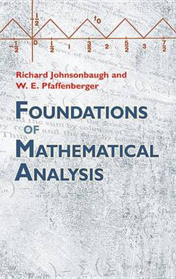 Cover of Foundations of Mathematical Analysis