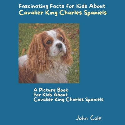 Book cover for A Picture Book for Kids About Cavalier King Charles Spaniels