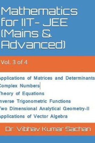 Cover of Mathematics for IIT- JEE (Mains & Advanced)