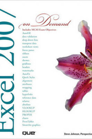 Cover of Microsoft Office Excel 2007 on Demand (Adobe Reader)