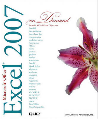 Book cover for Microsoft Office Excel 2007 on Demand (Adobe Reader)