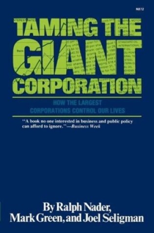 Cover of Taming the Giant Corporation