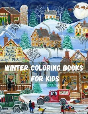 Book cover for Winter Coloring Book for Kids