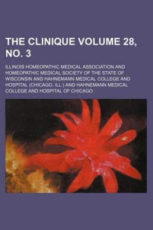 Cover of The Clinique Volume 28, No. 3