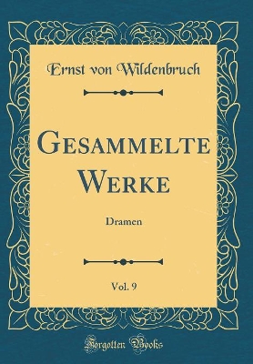 Book cover for Gesammelte Werke, Vol. 9