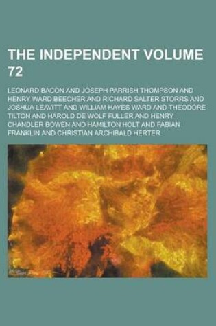 Cover of The Independent Volume 72