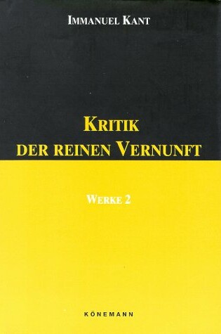 Cover of Kant II: Kritik Der Reinen Vernunft