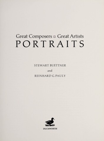 Book cover for Great Composers, Great Artists