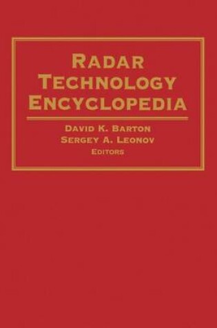 Cover of Radar Technology Encyclopedia