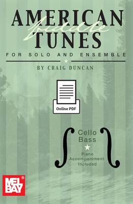 Book cover for American Fiddle Tunes for Solo & Ensemble - Cello Bass