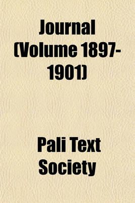 Book cover for Journal (Volume 1897-1901)