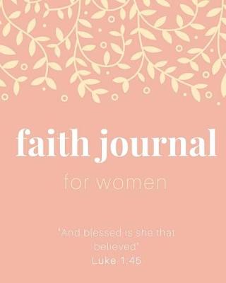 Book cover for Faith Journal for Women