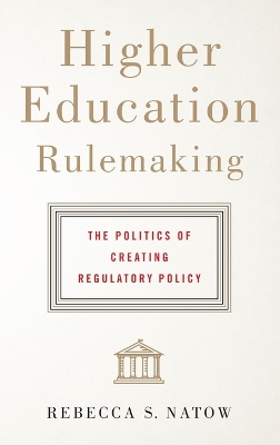 Book cover for Higher Education Rulemaking