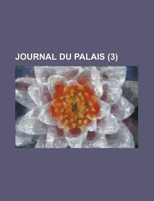 Book cover for Journal Du Palais (3)