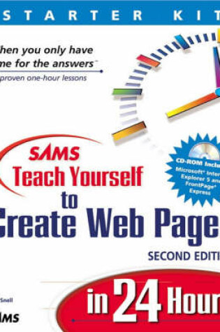 Cover of Sams Teach Yourself to Create Web Pages in 24 Hours