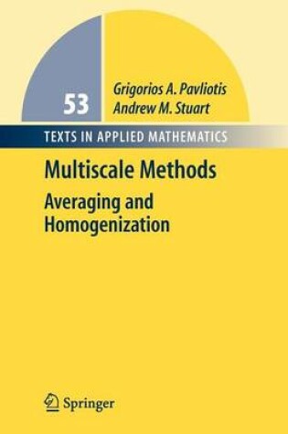 Cover of Multiscale Methods