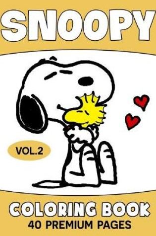 Cover of Snoopy Coloring Book Vol2