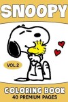 Book cover for Snoopy Coloring Book Vol2