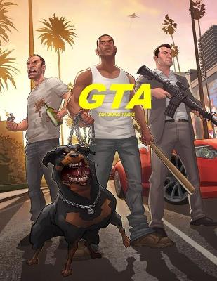 Book cover for GTA Coloring Pages