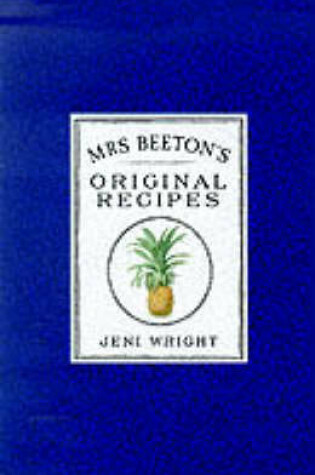 Cover of Mrs.Beeton's Original Recipes