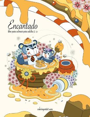 Cover of Encantado libro para colorear para adultos 2