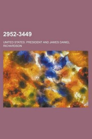 Cover of 2952-3449