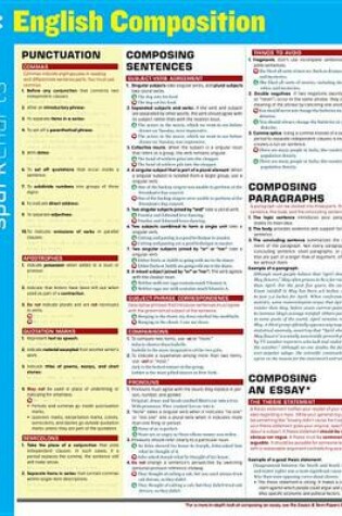 Cover of English Composition SparkCharts