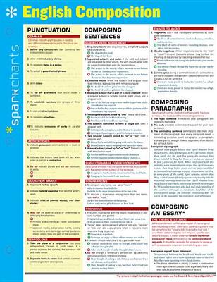 Book cover for English Composition SparkCharts