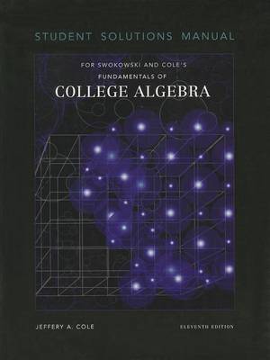 Book cover for SSM Fund of Coll Alg 11e