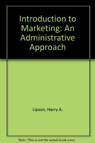 Cover of Introduction to Marketing