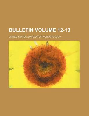 Book cover for Bulletin Volume 12-13